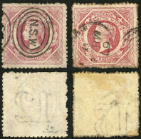 AUSTRALIA: Sc.42, 2 Examples, Normal And INVERTED Watermark, VF Quality! - Sonstige & Ohne Zuordnung