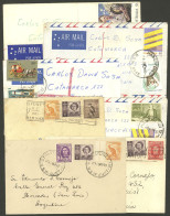 AUSTRALIA: 7 Covers Sent To Argentina Between 1949 And 1975, Most Of Fine To Very Fine Quality, Low Start! - Other & Unclassified