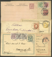 AUSTRIA: 6 Varied Postal Stationeries, 5 Used, Including A Card Sent To Argentina In 1900 And A Double Card (with Reply  - Sonstige & Ohne Zuordnung