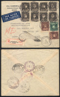 BELGIUM: FIRST FLIGHT BELEM - MANAOS By PANAIR: Registered Airmail Cover Sent From Anvers (Belgium) To Manaos (Brazil) O - Sonstige & Ohne Zuordnung