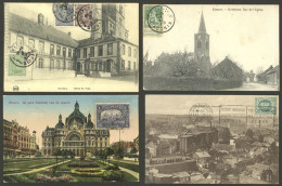 BELGIUM: 15 Old Postcards, Many With Very Good Views, Most Sent To Argentina In 1920s, Low Start! ATTENTION: Please View - Autres & Non Classés