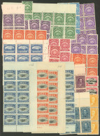 BOLIVIA: Lot Of Old Stamps In Pairs Or Larger Blocks, Most MNH (a Small Percentage With Hinge Marks) And Of Excellent Qu - Bolivië