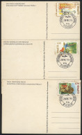 Delcampe - BRAZIL: 3 Postcards With Stamps Issued In 1973 (animals) With First Day Postmarks, Very Nice! - Autres & Non Classés