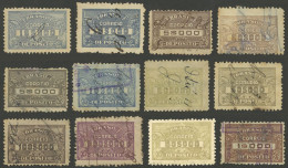 BRAZIL: Small Lot Of Deposito Stamps, All Different, RHM Catalog Value Rs.800++, Fine To Very Fine Quality, Low Start! - Andere & Zonder Classificatie