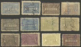 BRAZIL: Small Lot Of Deposito Stamps, All Different, RHM Catalog Value Rs.800++, Fine To Very Fine Quality, Low Start! - Sonstige & Ohne Zuordnung