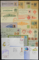 BRAZIL: 17 Varied Postal Stationeries, Used Or Unused, Also 3 Airmail Covers And 4 FDC Covers, Low Start! ATTENTION: Ple - Andere & Zonder Classificatie