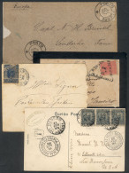 BRAZIL: 3 Covers + 1 Card Used Between 1888 And 1918, Interesting! - Andere & Zonder Classificatie