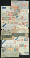 BRAZIL: 17 Airmail Covers Sent From Cities Of The State Of AMAZONAS (Manaos, Etc) To Rio And Niteroi Between 1932/1939,  - Andere & Zonder Classificatie