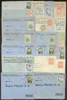 BRAZIL: More Than 20 Covers Used In The Early 1940s, All With Postages Of "isolated" Commemorative Stamps, Duplication,  - Andere & Zonder Classificatie