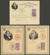 BRAZIL: 16/MAR/1943 Centenary Of Petropolis, Used FDC Cover + 2 Commemorative "folhas", Very Nice!" - Altri & Non Classificati