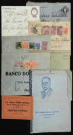 BRAZIL: Lot Of Covers, Postal Stationeries And Other Items, Interesting, Very Low Start! - Andere & Zonder Classificatie
