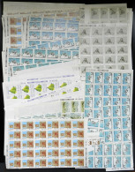 BRAZIL: Lot Of Sheets Of Part Of Panes Of Varied Periods, MNH And Of Excellent Quality, I Estimate Over 10,000 Stamps, G - Altri & Non Classificati