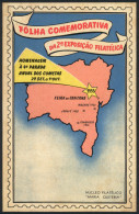 BRAZIL: 2nd Philatelic Expo, Feira De Santana, 1955, Handsome. - Andere