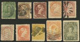 CANADA: Small Lot Of Old Stamps, In General Of Fine To Very Fine Quality, Low Start! - Otros & Sin Clasificación