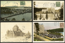 CANADA: 4 Old Postcards With Very Good Views, All Sent To Argentina In Early Part Of XX Centuray, VF! - Sin Clasificación