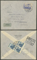CZECHOSLOVAKIA: 13/JUL/1938 Saaz - Argentina, Airmail Cover Franked With 17.50k., Very Fine Quality! - Otros & Sin Clasificación