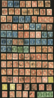 CHILE: Large Number (several Dozens) Of Columbus Stamps, Including Several Examples With 4 Margins, Some With Variety, A - Chili