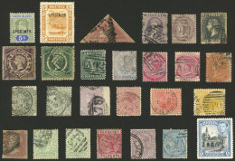 BRITISH COLONIES: Lot Of Old Stamps, Used Or Mint (they Can Be Without Gum), Some With Small Defects And Others Of Fine  - Other & Unclassified