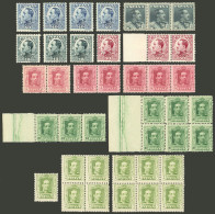 SPAIN: Lot Of Definitive Stamps Issued Between Circa 1922 And 1931, All MNH And Of Superb Quality, As Fresh As The Day T - Autres & Non Classés