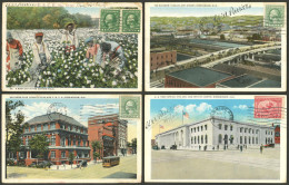 UNITED STATES: Alabama, BIRMINGHAM: 14 Old Postcards With Very Good Views, Sent To Argentina In Early Part Of XX Century - Other & Unclassified