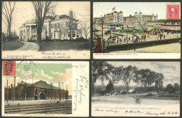 UNITED STATES: New Jersey State: 16 Old Postcards With Very Good Views, Almost All Sent To Argentina In Early Part Of XX - Andere & Zonder Classificatie