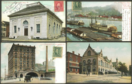 UNITED STATES: Pennsylvania State: 32 Old Postcards With Very Good Views, Almost All Sent To Argentina In Early Part Of  - Sonstige & Ohne Zuordnung
