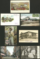 UNITED STATES: 33 Old Postcards With Very Good Views, Almost Sent Sent To Argentina In Early Part Of XX Century, Very Fi - Sonstige & Ohne Zuordnung