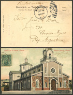 PHILIPPINES: RARE DESTINATION: Postcard Sent From Manila To Argentina On 9/OC/1908, Interesting! - Philippines