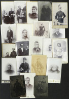 FINLAND: OLD PHOTOGRAPHS: About 128 Old Photos (including 3 Printed On Metal, Circa 1890/1900) Of Members Of A Family Na - Altri & Non Classificati