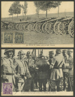 FRANCE: WORLD WAR I: 2 Cards With View Of Gral. Gouraud And Cannons, Used In Brazil In 1917 - Autres & Non Classés