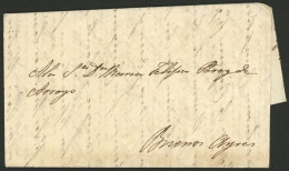 GREAT BRITAIN: 15/AU/1831 Londres - Buenos Aires, Long And Interesting Entire Letter Sent Privately, Without Postal Mark - Sonstige & Ohne Zuordnung