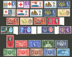 GREAT BRITAIN: Lot Of Sets, Mostly Of 1950s/60s, Many With PHOSPHOR BANDS, MNH And Of Excellent Quality. Yvert Catalog V - Altri & Non Classificati