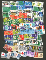 GREAT BRITAIN: Lot With Large Number Of Stamps And Sets Issued From 1963, Including Several With And Without Phosphor Ba - Altri & Non Classificati