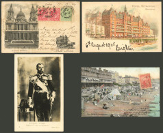 GREAT BRITAIN: 25 Old Postcards, Very Good Views, Many Sent To Argentina, Very Fine General Quality. IMPORTANT: Please V - Autres & Non Classés
