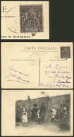 FRENCH GUINEA: Attractive Postcard With View Of "Haute Guinee, Le Marché De Beyla", Franked With 10c. (Sc.5) And Sent To - Andere & Zonder Classificatie