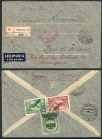 HUNGARY: Registered Airmail Cover Sent From Budapest To Rio De Janeiro On 20/FE/1939, VF Quality! - Autres & Non Classés