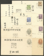 NETHERLANDS INDIES: 8 Stationery Envelopes With Cancel Of MAKASSAR Of The Years 1901 And 1902, None With Other Marks On  - India Holandeses