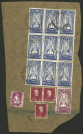 IRELAND: Fragment Of Parcel Post With Large Postage, Light Creases At Top, Very Attractive! - Autres & Non Classés