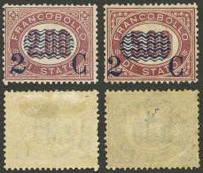 ITALY: Sc.42 + 43, Mint With Original Gum And Light Hinge Mark, Light Crease Only Visible On Back, Superb Fronts, Very N - Zonder Classificatie