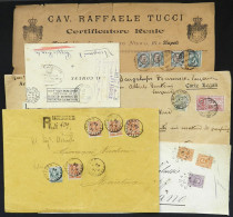 ITALY: 5 Covers, Fronts Or Cards Used Between 1889 And 1953, Interesting! - Zonder Classificatie