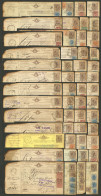 Delcampe - ITALY: Over 50 Dispatch Notes Of Parcel Posts Sent To Argentina In 1890s, All With Attractive Additional Postages And Va - Non Classés