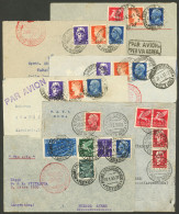 ITALY: 6 Airmail Covers Sent By Germany DLH To Argentina Between 1935 And 1938, Fine To Very Fine General Quality! - Zonder Classificatie