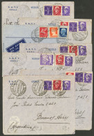 ITALY: 7 Airmail Covers Sent By Germany DLH To Argentina Between 1939 And 1939, One With Defects And The Rest Of Fine To - Unclassified