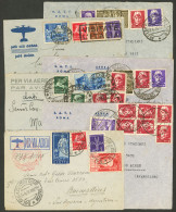 ITALY: 6 Airmail Covers Sent To Argentina Between 1938 And 1941 With 13L. Postage Including One Or More Commemorative St - Non Classés