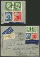 ITALY: 30/MAR/1946 Genova - Argentina, Registered Airmail Cover Franked With 48L. (part Of The Original Postage Is Missi - Non Classés