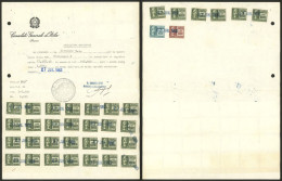 ITALY: Document Of Year 1983: Maritime Expedition Of Ship Francesco F, Paying 348,000 Lire To The Italian Consulate In R - Unclassified