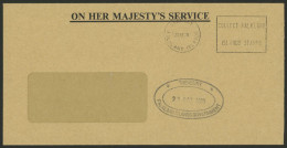 FALKLAND ISLANDS/MALVINAS: Official Cover Used In Port Stanley On 23/OC/2000 With Slogan Cancel: COLLECT FALKLAND ISLAND - Islas Malvinas
