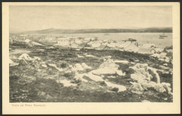 FALKLAND ISLANDS/MALVINAS: PORT STANLEY: General View, Old Unused Postcard, Very Fine Quality! - Isole Falkland
