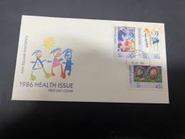 20-4-2024 (2 Z 34) FDC - New Zealand - Not Posted - 1986 - Health Issue (light Rust) - FDC