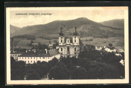 AK Haindorf-Nusstein, Blick Auf Die Kirche  - Repubblica Ceca